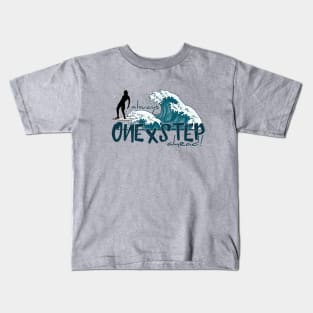 One X Step Ahead! Longboard Noseride Surfer Kids T-Shirt